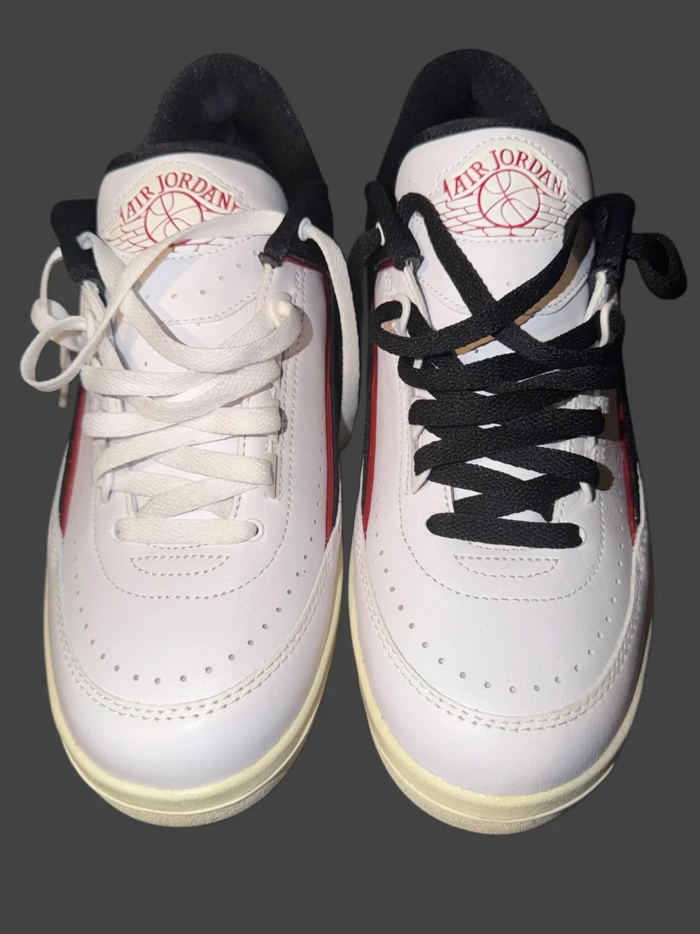 Air Jordan 2 Low – White/Black/Red